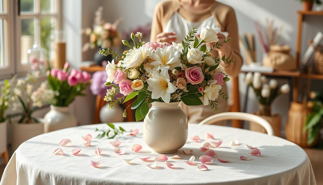 Seasonal flower arrangements